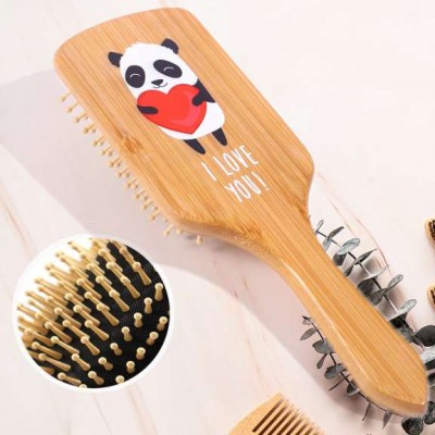 Professional bamboo hair brushes for girls