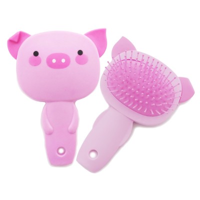 Pravite label dog shaped paddle hair brush comb for did baby hair brush