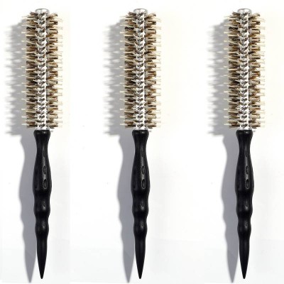 Newest Salon Hairdressing Bristle Roll Round wood handle Brush For Hair Solon