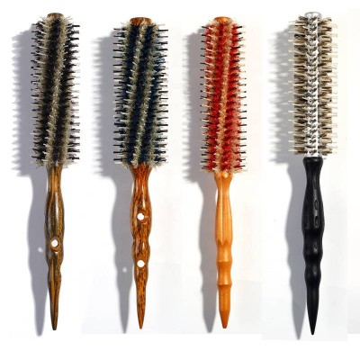 Factory direct sales of bristles roller brush hair straightener comb